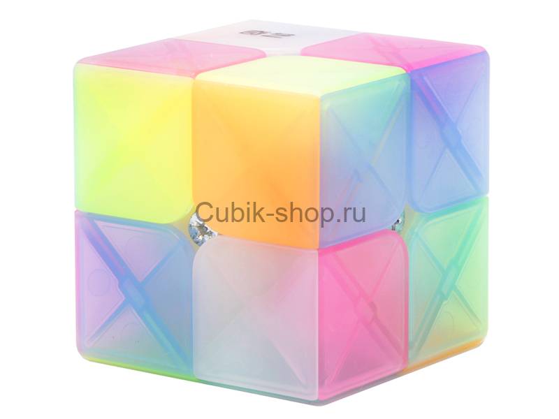 Кубик Рубика 2x2x2 QiYi MofangGe QiDi S2 Jelly