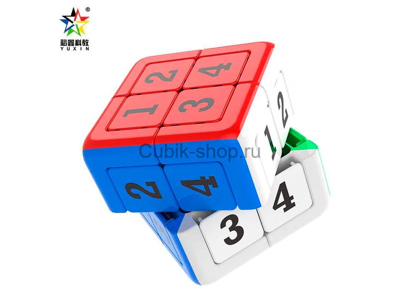 YuXin 2x2x2 Magnetic Sliding Tile Cube