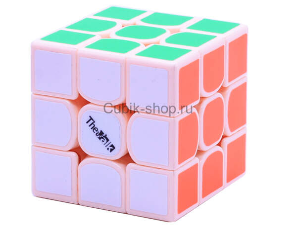 Кубик Рубика QiYi MoFangGe 3x3x3 Valk 3 mini Rose Pink 