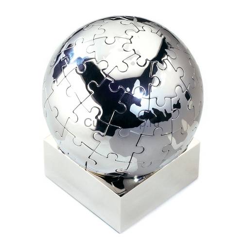 Металлическая Головоломка Eureka "Globe Puzzle"
