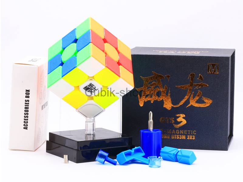Магнитный кубик Рубика MoYu 3x3x3 Weilong GTS 3M