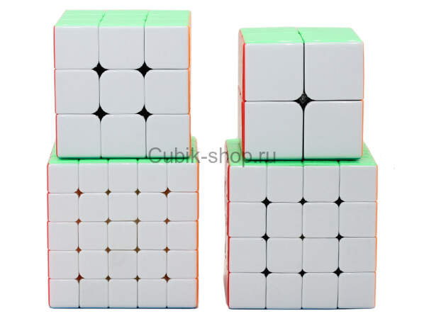 Кубики Рубика ShengShou 2x2x2-5x5x5 GEM SET