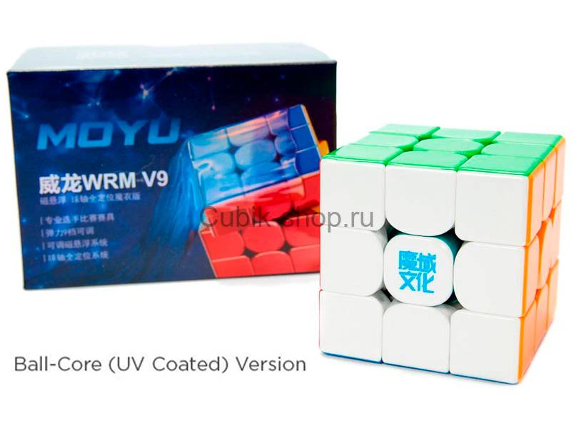 MoYu 3x3x3 WeiLong WR M v9 Magnetic core + Maglev UV Coated