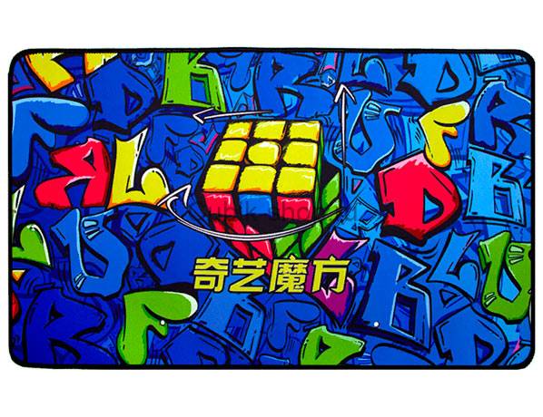 QiYi MoFangGe Training Mat Hand-drawn Graffiti