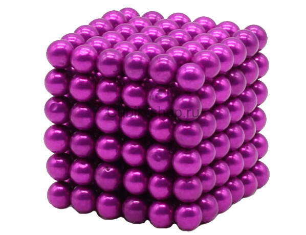 Неокуб, куб из магнитных шариков 0,5 d, цветной 6 цветов, 216 элементов