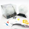 Прозрачный-Белый YuXin Megaminx v3 Full Set (Limited Edition)